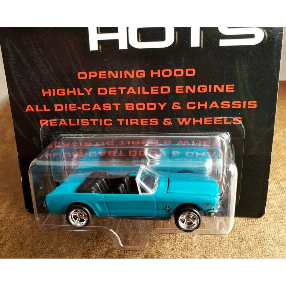 2006 Hot Wheels '65 MUSTANG FORD Teal ULTRA HOTS SERIES REAL RIDERS! 1:64 J2831